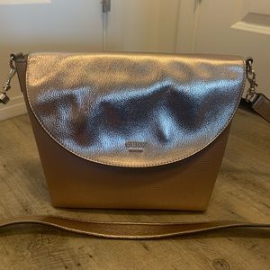 Guess gold crossbody bag